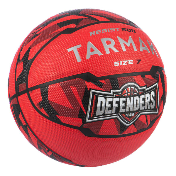 Ballon de basketball taille 7 - R500 noir rouge bleu - Decathlon