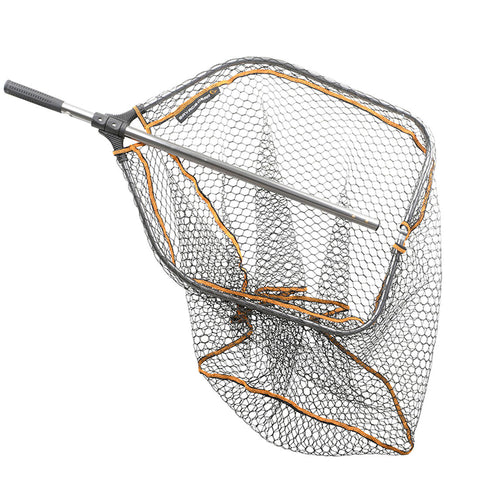 EPUISETTE PÊCHE AU POSE DES CARNASSIERS PRO FOLDING RUBBER LANDING NET