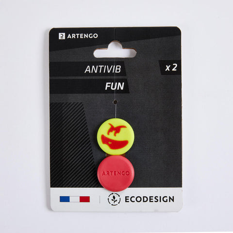 Antivibrateur de Tennis - FUN *2 rouge jaune