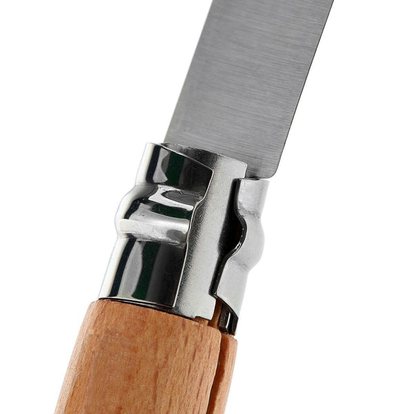 Cross draw sheath with Opinel #8 trekking (inox)