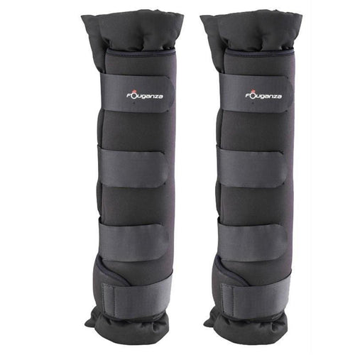 





Guêtres de repos équitation avec coton Cheval et Poney - Stable boots noire x2