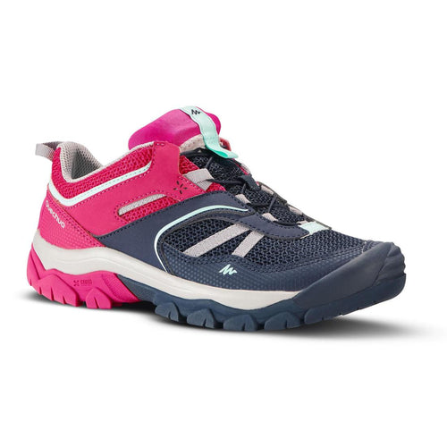 





Chaussures de randonnée montagne basses lacet fille Crossrock bleues 35-38