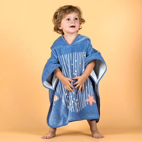 





Poncho de Bain Coton Bébé - Baleine bleu