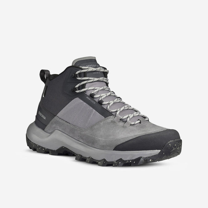 Chaussures impermeables de randonnee montagne MH500 MID homme Decathlon Martinique