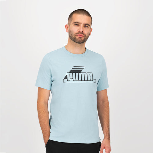 





T-shirt PUMA fitness manches courtes coton homme bleu