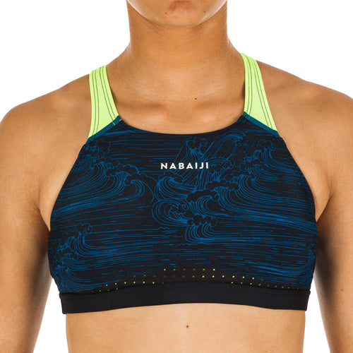 





Haut de maillot de bain de natation fille  Kamyleon Wave