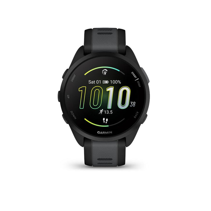 





Montre connectée GPS de running GARMIN FORERUNNER 165 NOIR/GRIS FONCÉ, photo 1 of 6