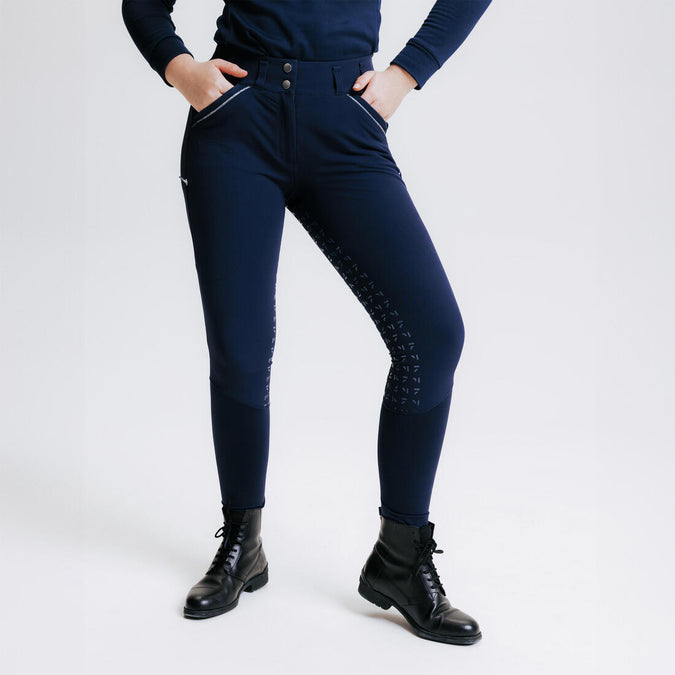 





Pantalon équitation full grip Femme - 900 marine, photo 1 of 7