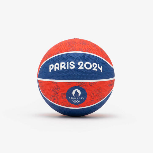 





Ballon de basketball taille 1 - K100 Resist bleu rouge PARIS 2024