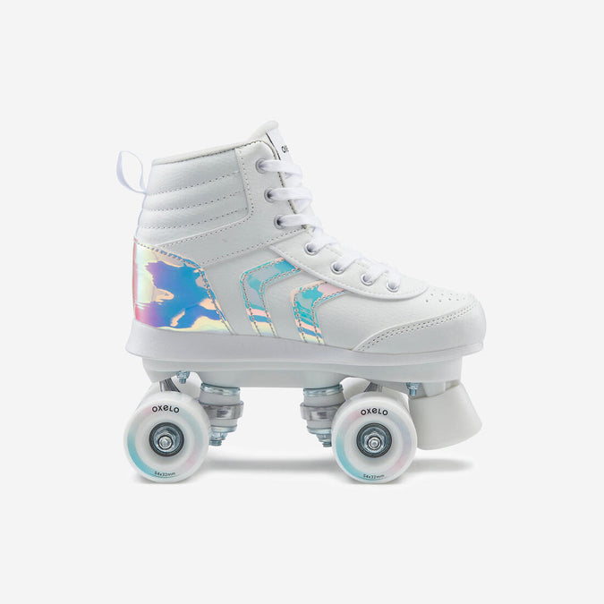 





Patin à roulettes enfant QUAD 100 JR blanc holographic, photo 1 of 10