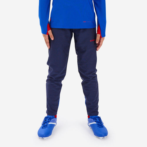 





Sweat de football 1/2 zip VIRALTO SOLO JR bleu, gris et fluo.