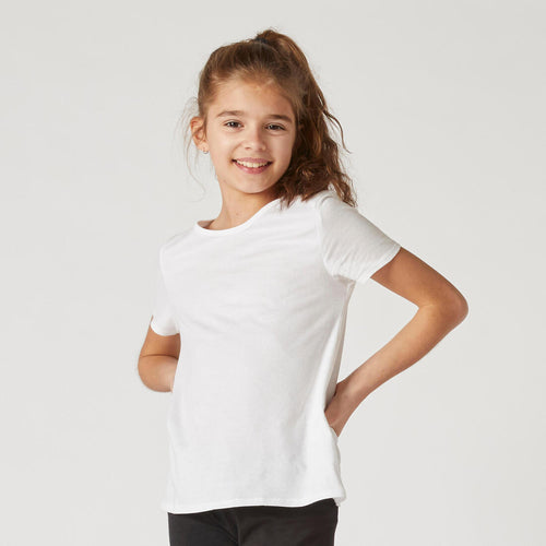 





T-Shirt manches courtes 100 fille GYM ENFANT imprimé