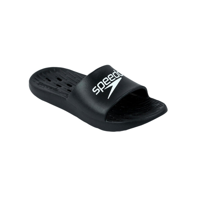 Sandale claquette SPEEDO SLIDE noire Decathlon Martinique