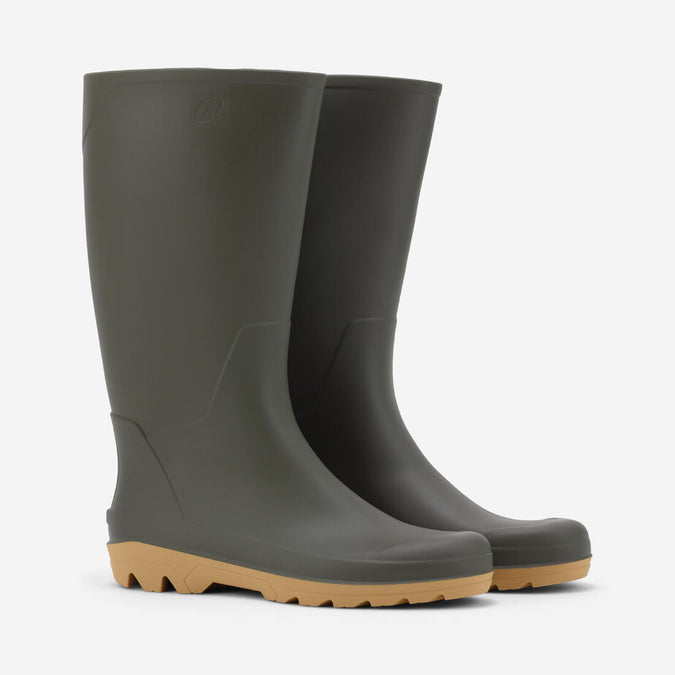 Bottes de pluie impermeables homme land 100 vertes Decathlon Martinique