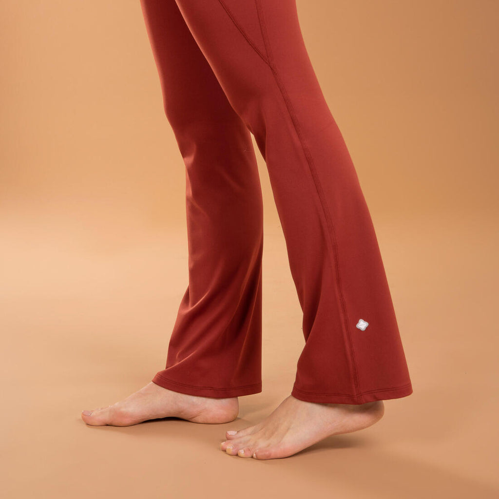 Pant Flare Premium Yoga Dyn Terracotta 