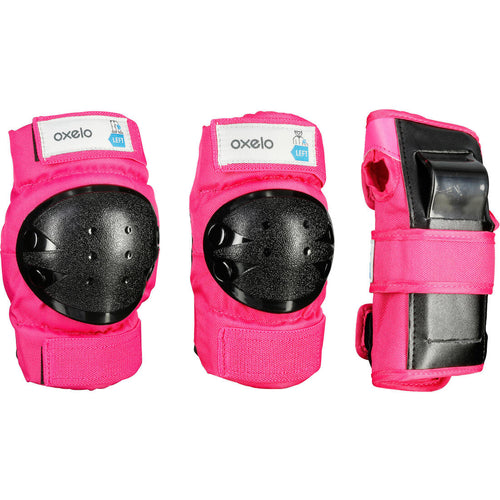 





Set 3x2 protections roller skate trottinette enfant BASIC