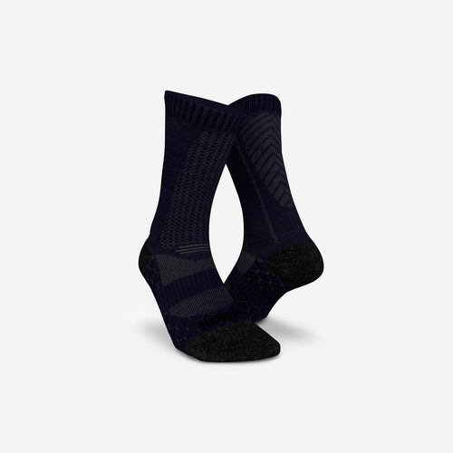 





CHAUSSETTES DE RUNNING RUN900 MI-MOLLET LAINE MERINOS NOIRES