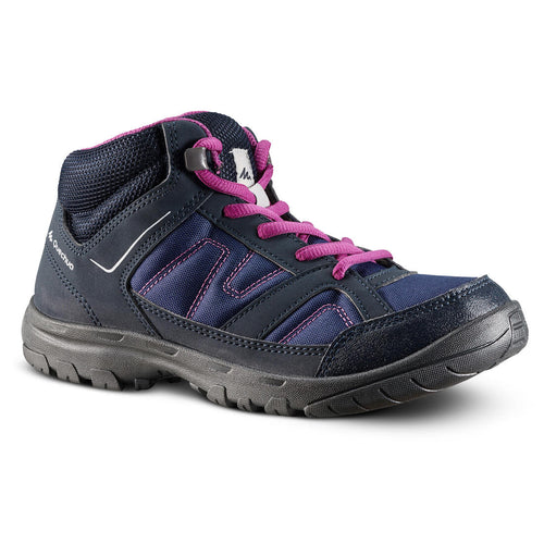 





Chaussures de randonnée enfant montantes MH100 Mid JR violettes 35 AU 38