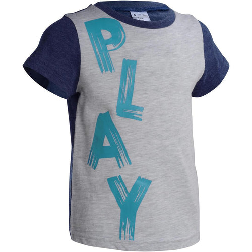 





T-Shirt manches courtes imprimé Gym baby gris