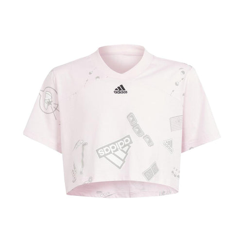 





T-SHIRT CROP ADIDAS FILLE ROSE