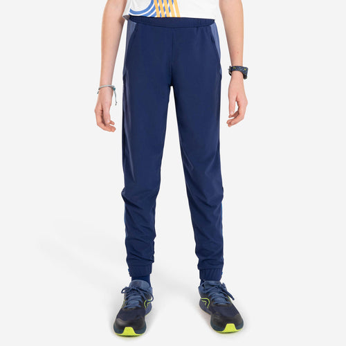 





Pantalon de running avec zip Enfant - KIPRUN DRY+ marine denim