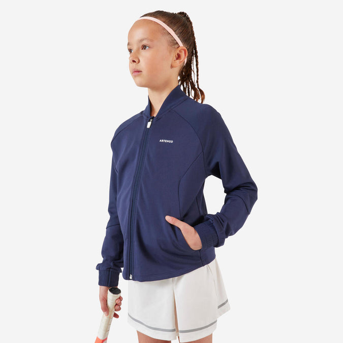 





Veste de tennis fille- TJK500 bleu marine, photo 1 of 8