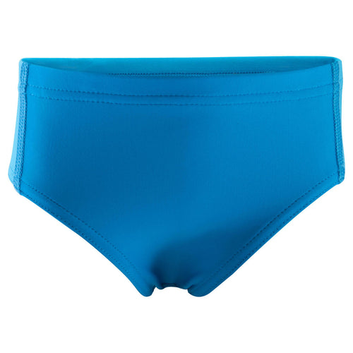 





Slip de bain bébé / enfant bleu avec empiècements