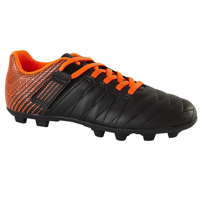 





Chaussure de football enfant terrains secs CLR 500 FG à scratch bleue, photo 1 of 16