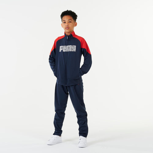 





Survêtement enfant synthétique respirant - marine et rouge PUMA