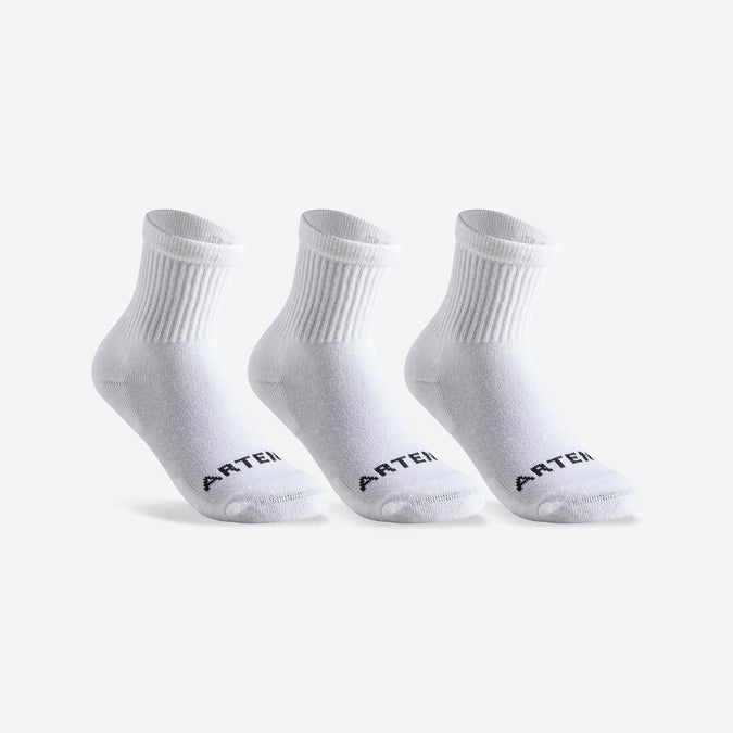 





CHAUSSETTES SPORTS DE RAQUETTES HAUTES ENFANT ARTENGO  RS 100 BLANCHE LOT DE 3, photo 1 of 3