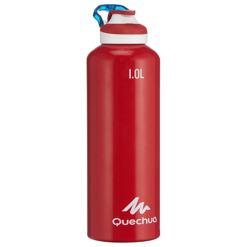 





Gourde randonnée 500 bouchon ouverture rapide 1 litre aluminium