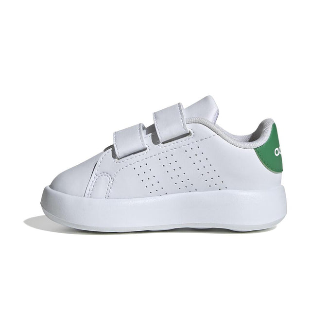 Chaussure Adidas Advantage bebe 20 au 27 blanc et vert Decathlon Martinique