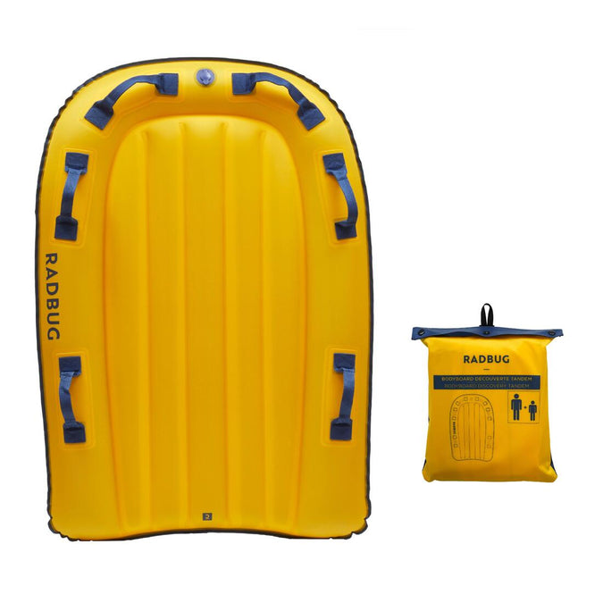 





BODYBOARD TANDEM GONFLABLE ENFANT ADULTE JAUNE, photo 1 of 11