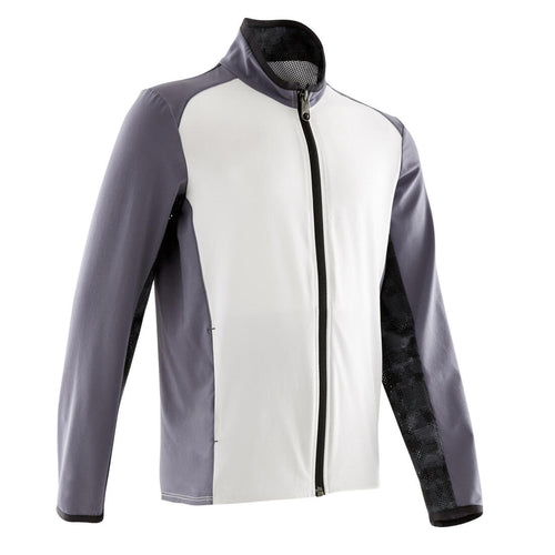 





Veste légère respirante, W500 garçon GYM ENFANT blanche et grise foncée