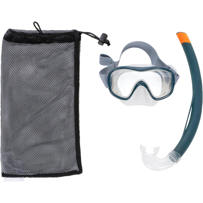 





Kit plongée Masque et Tuba Snorkeling SNK 500 adulte et enfant gris, photo 1 of 17