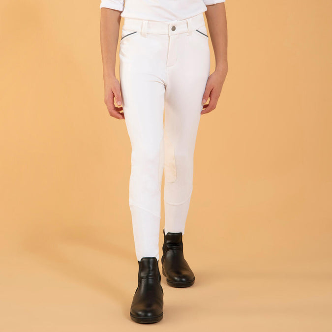 





Pantalon de concours équitation basanes agrippantes Enfant - 500 blanc, photo 1 of 9