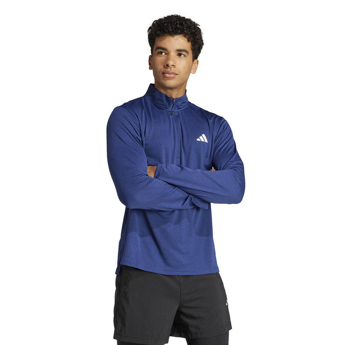 





SWEAT-SHIRT COL ZIP DE FITNESS CARDIO ADIDAS HOMME BLEU, photo 1 of 7