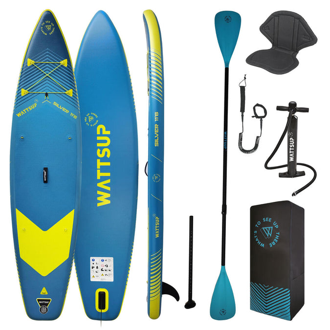 





Pack Stand up paddle gonflable avec un siège kayak Wattsup Silver 11'6 33