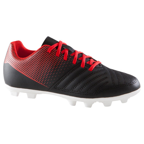 





Chaussure de football enfant terrain sec Agility 100 FG noire blanche