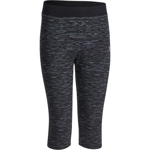 





Capri + fitness fille noir gris