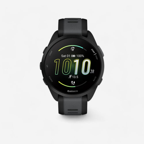 





Montre connectée GPS GARMIN FORERUNNER 165 MUSIC NOIR / GRIS FONCÉ