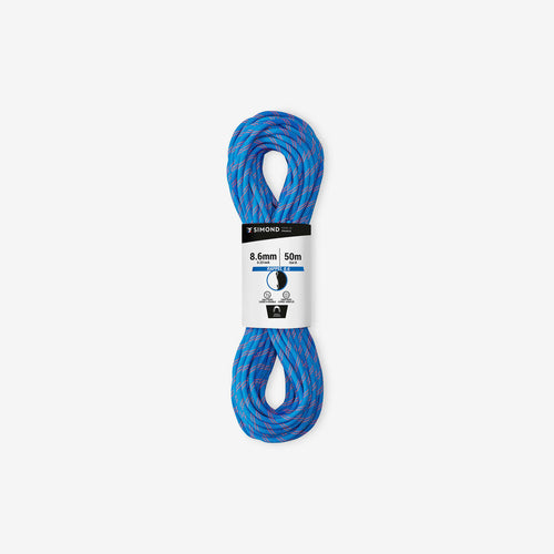 





Corde à double d'escalade et d'alpinisme 8.6 mm x 50 m - Rappel 8.6