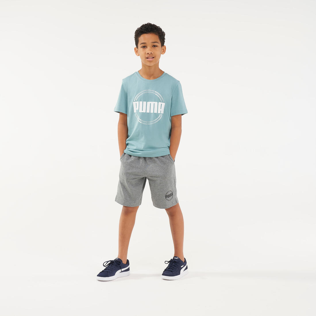 article en promo : Short gris imprimé puma