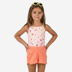 orange pastel corail