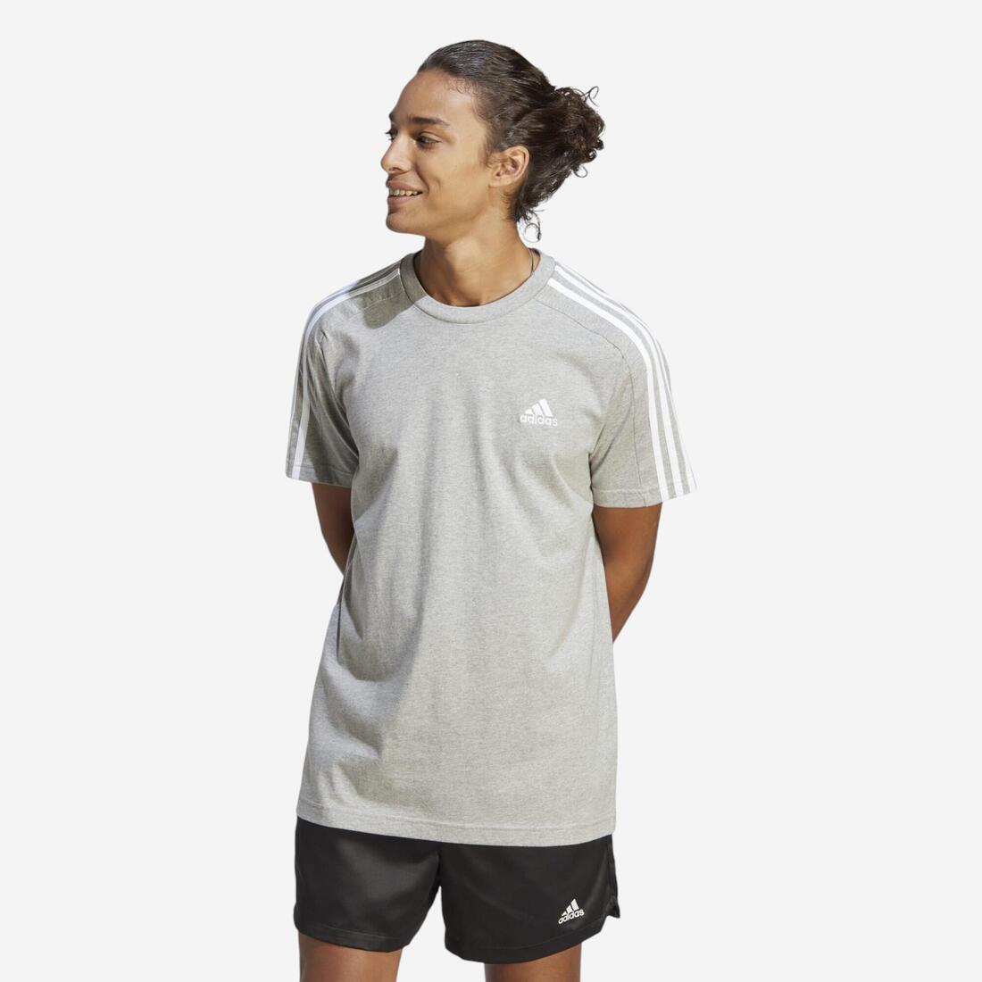 article en promo : T-shirt de fitness soft training adidas homme gris