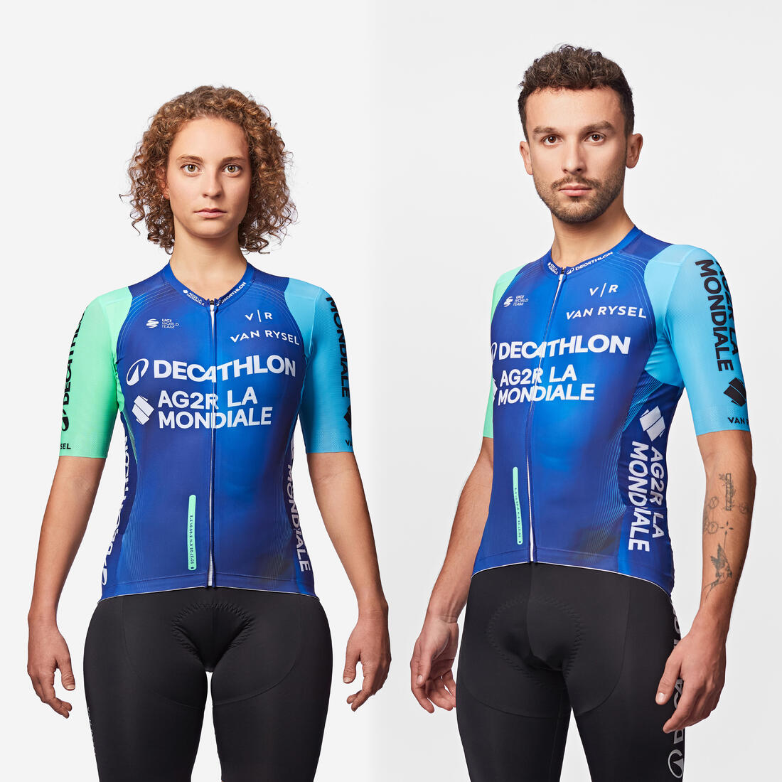 article en promo : Maillot vélo route réplica - decathlon ag2r la mondiale team