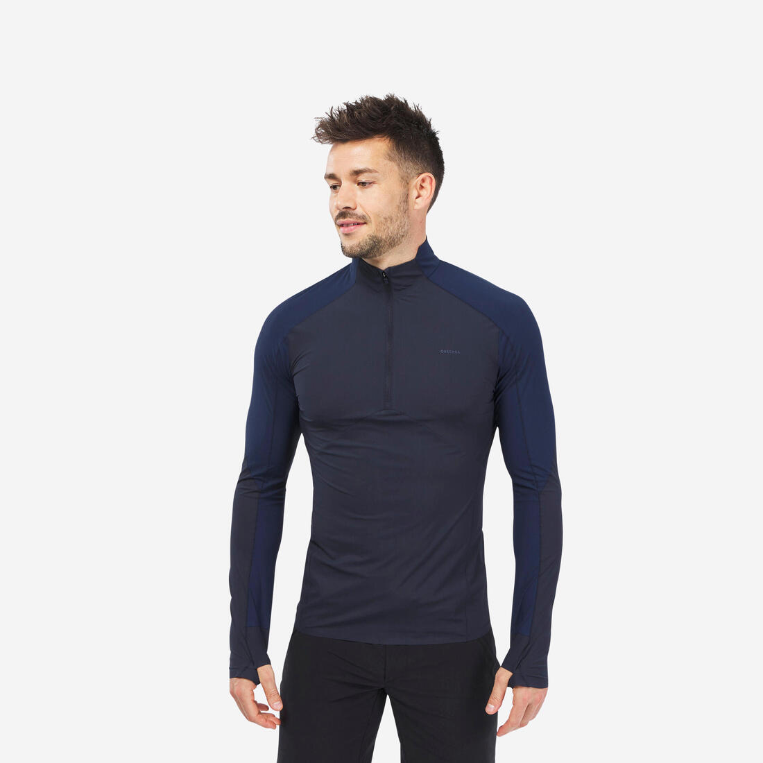 article en promo : T-shirt manches longues de randonnée anti-uv- homme -mh550