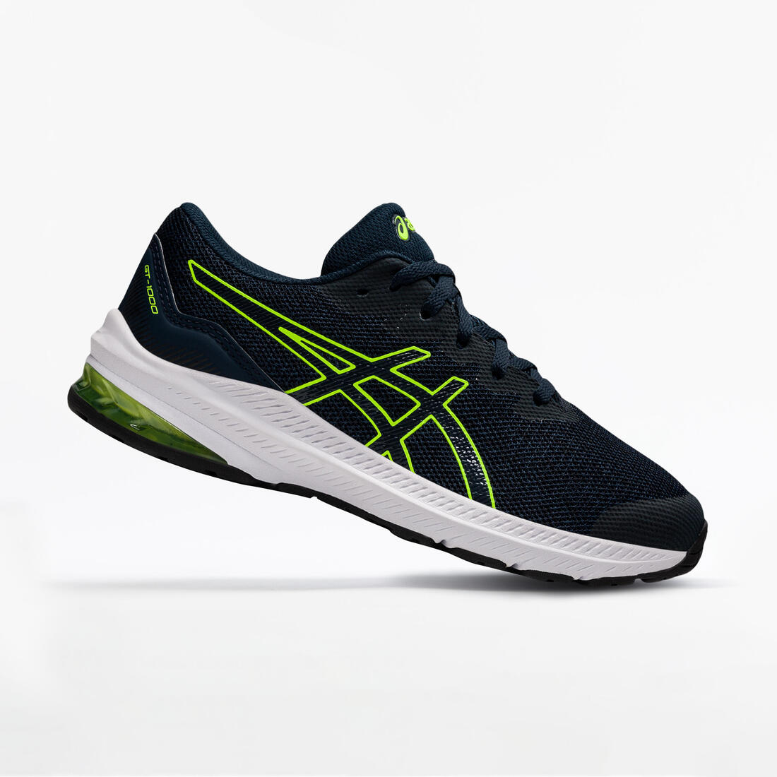 article en promo : Chaussure de running junior asics gt-1000 gs bleu/vert