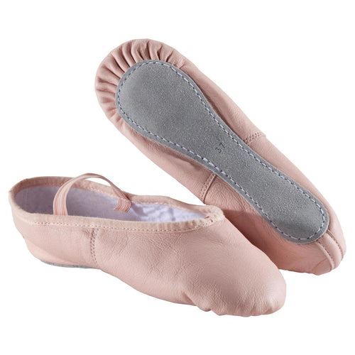 





Demi-pointes cuir rose