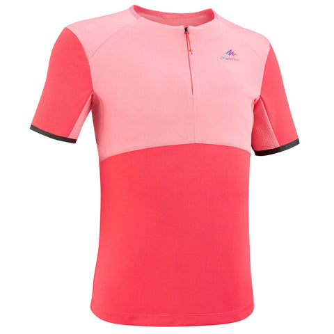 





T Shirt de randonnée - MH550 Pink - enfant 7 15 ans